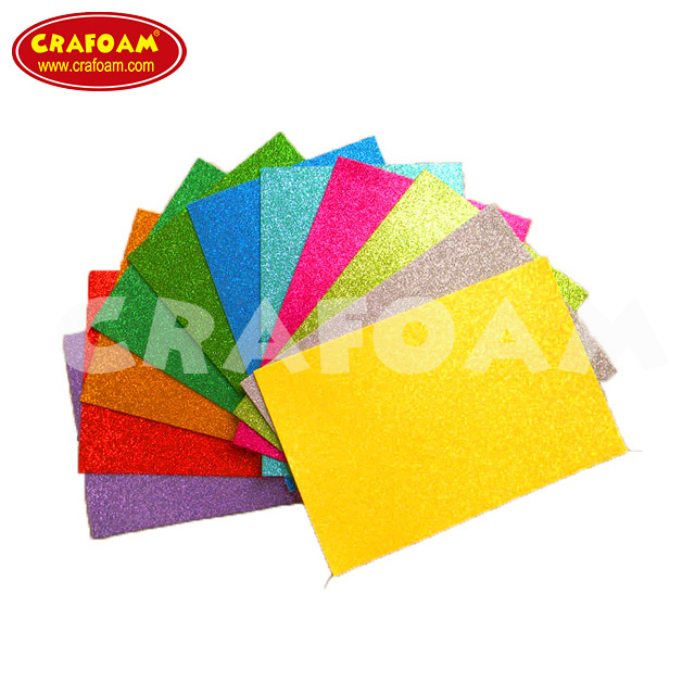 Adhesiva Glitter Eva Foam sheets