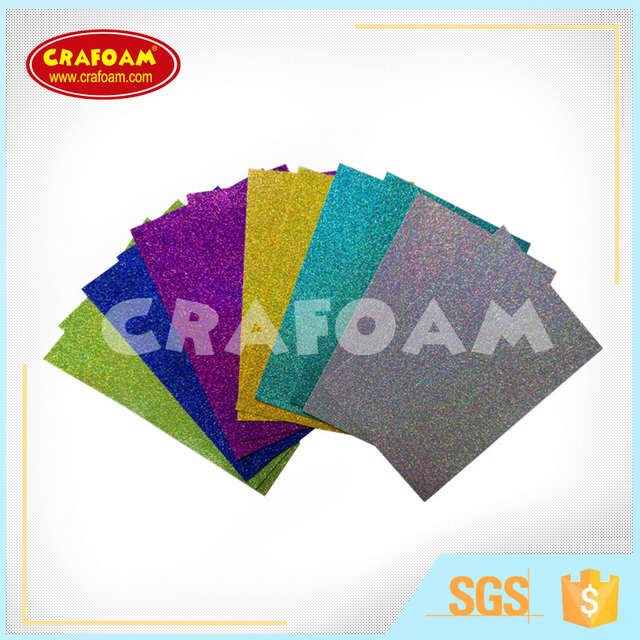 Hologram Glitter EVA Foam Sheets