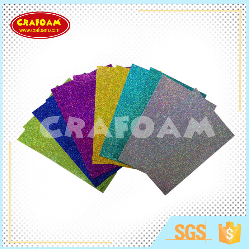 Hologram Glitter EVA Foam Sheets
