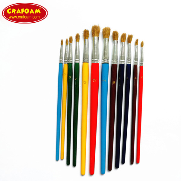 Yellow Goat Hair Artist Brush