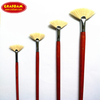 Fan White Goat Hair Artist Brush