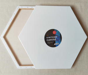 Hexagon Stretched Canvas