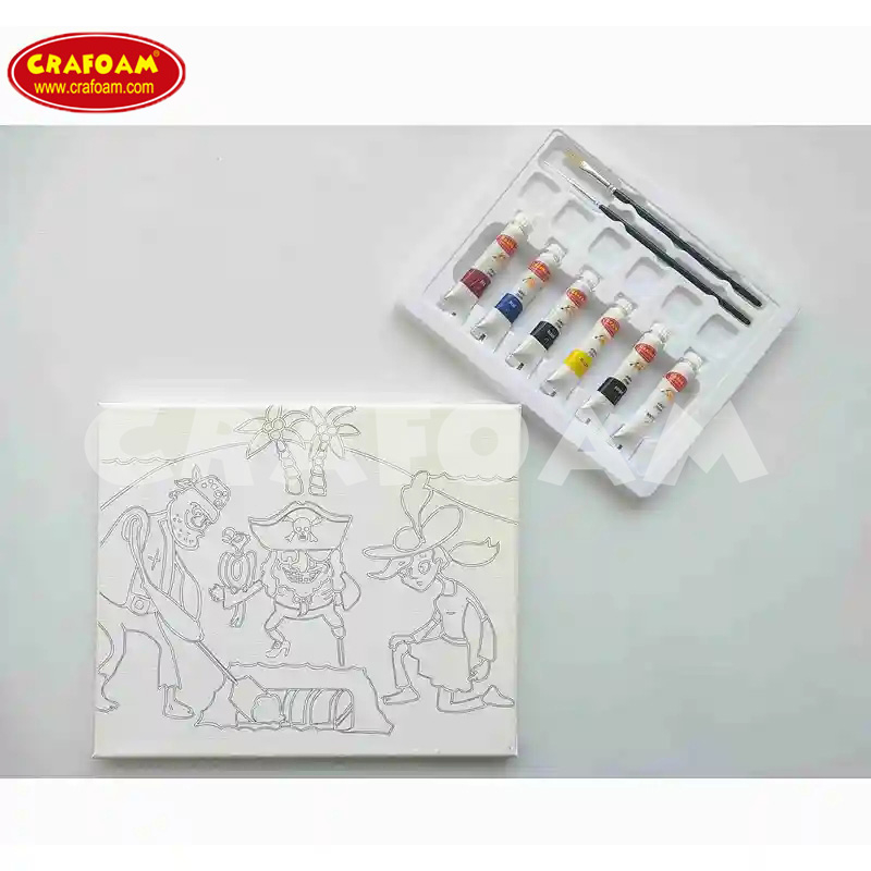DIY Kids Stretched Canvas Set
